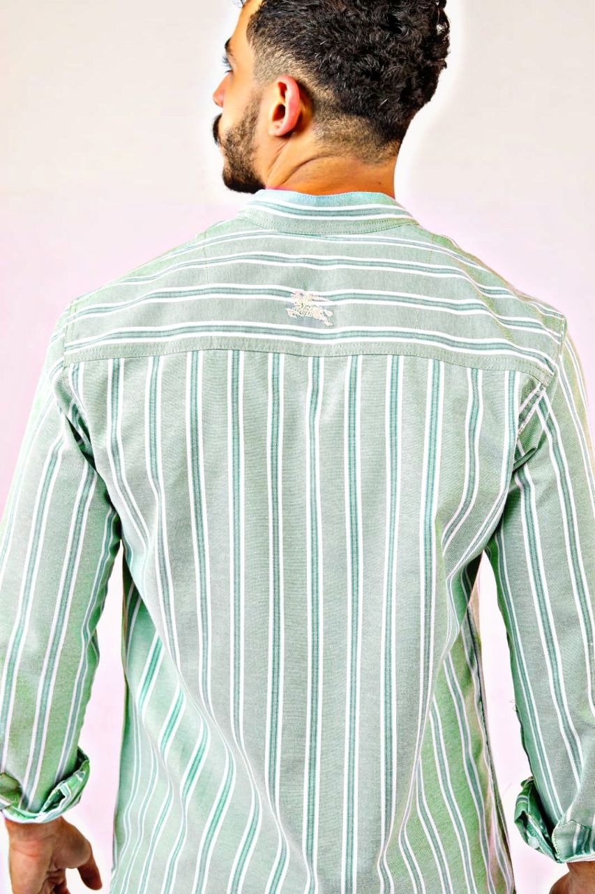 مصغّر المنتج 3: اكسفورد مقلم تطريز بولو صدر وضهر 