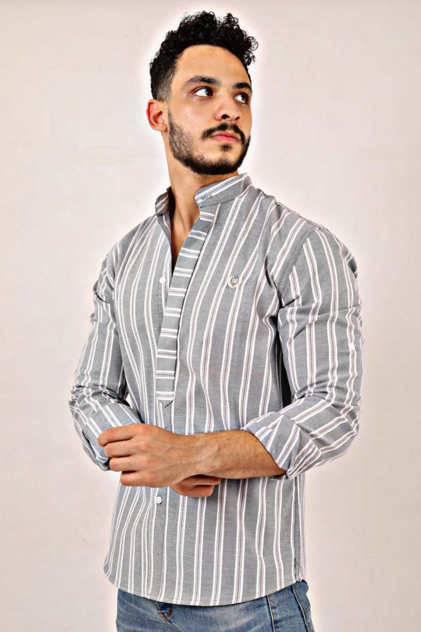 مصغّر المنتج 4: اكسفورد مقلم تطريز بولو صدر وضهر 