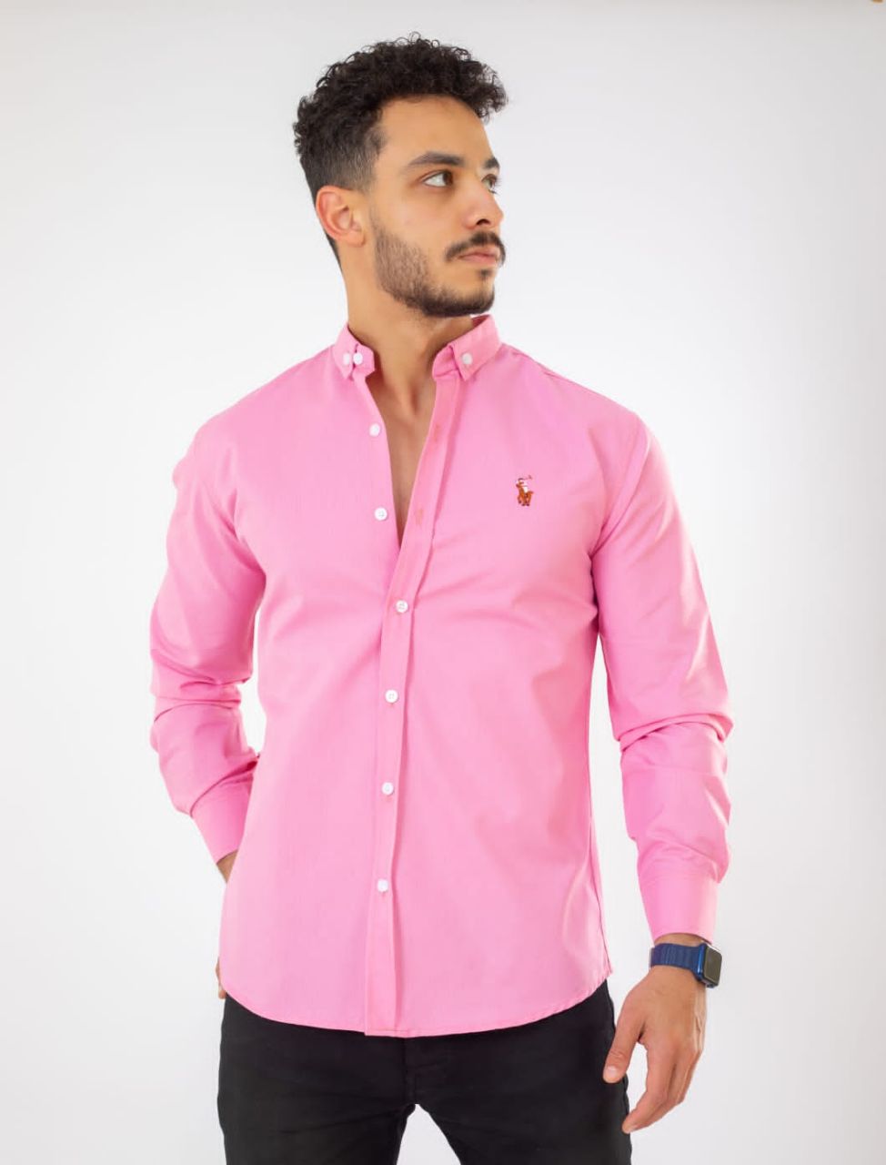 مصغّر المنتج 6: اكسفورد قطن تطريز بولو صدر