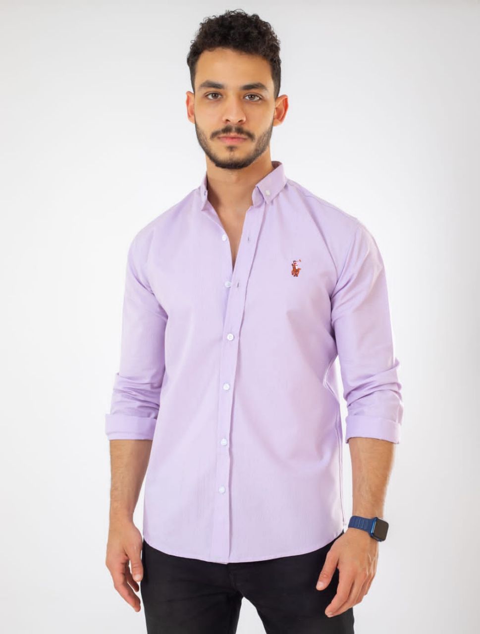 مصغّر المنتج 2: اكسفورد قطن تطريز بولو صدر