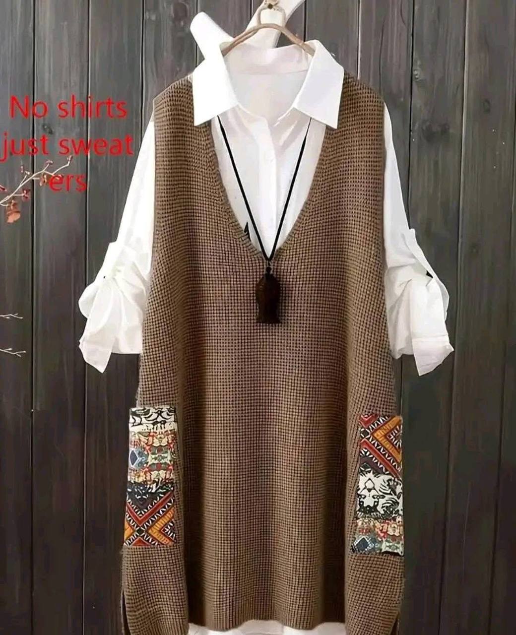 مصغّر المنتج 1: بلاوز V طويل