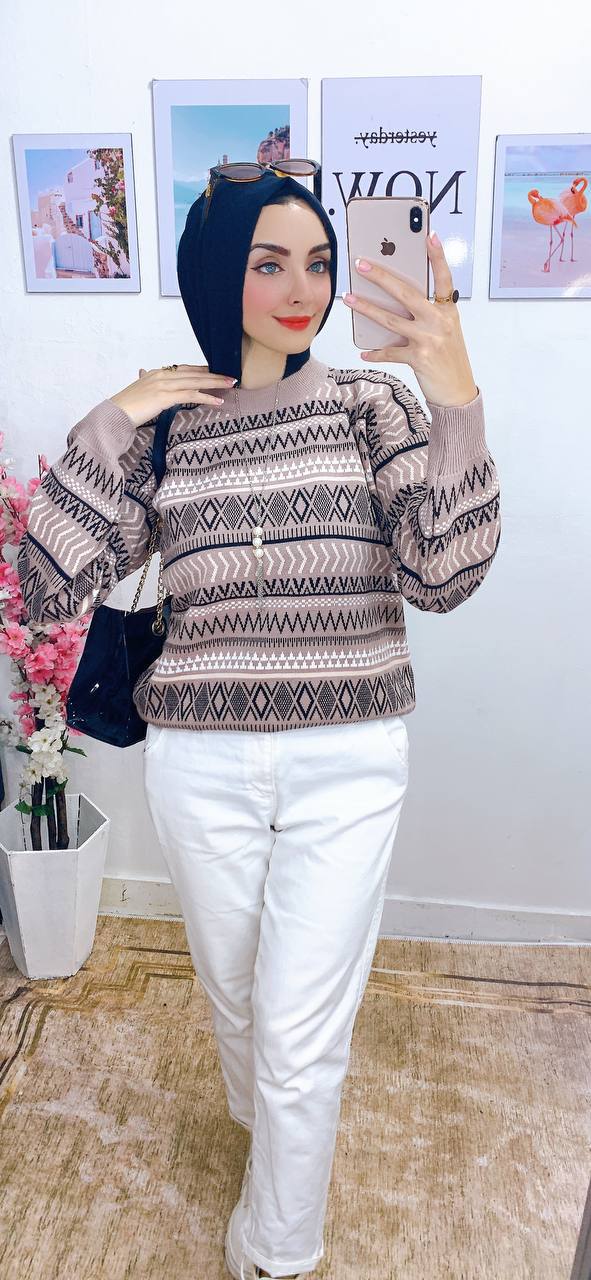 مصغّر المنتج 4: بلاوز شتوي مشجر