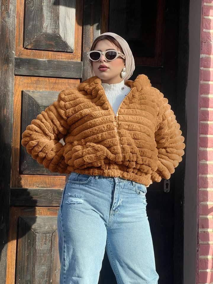 مصغّر المنتج 1: جاكت هاي وسط مضلع مبطن ستان