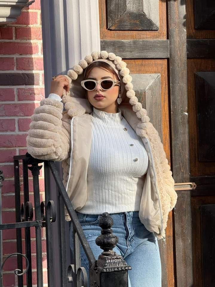 مصغّر المنتج 3: جاكت هاي وسط مضلع مبطن ستان