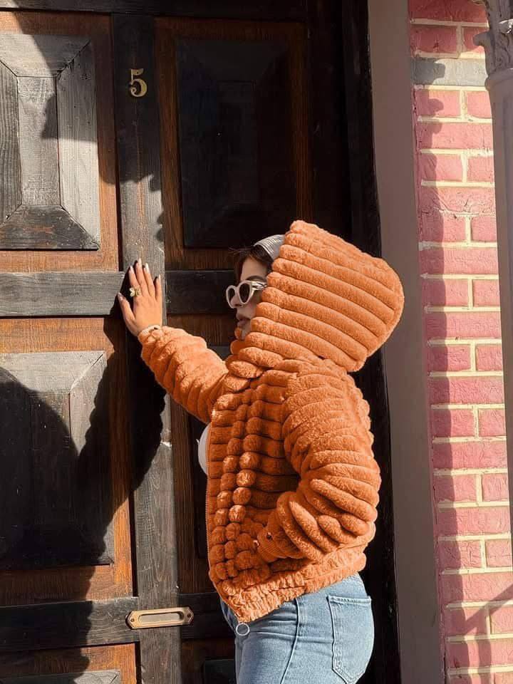 مصغّر المنتج 2: جاكت هاي وسط مضلع مبطن ستان