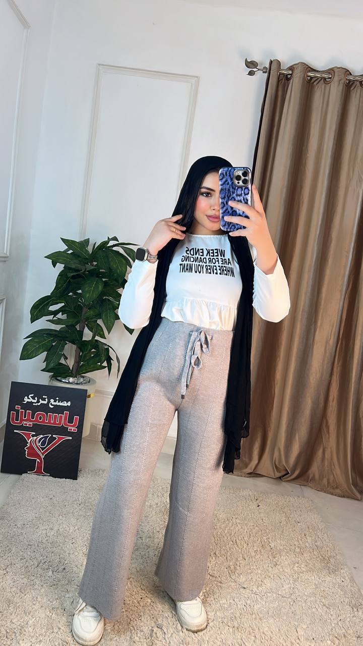 مصغّر المنتج 3: بنطلون وايد ليج