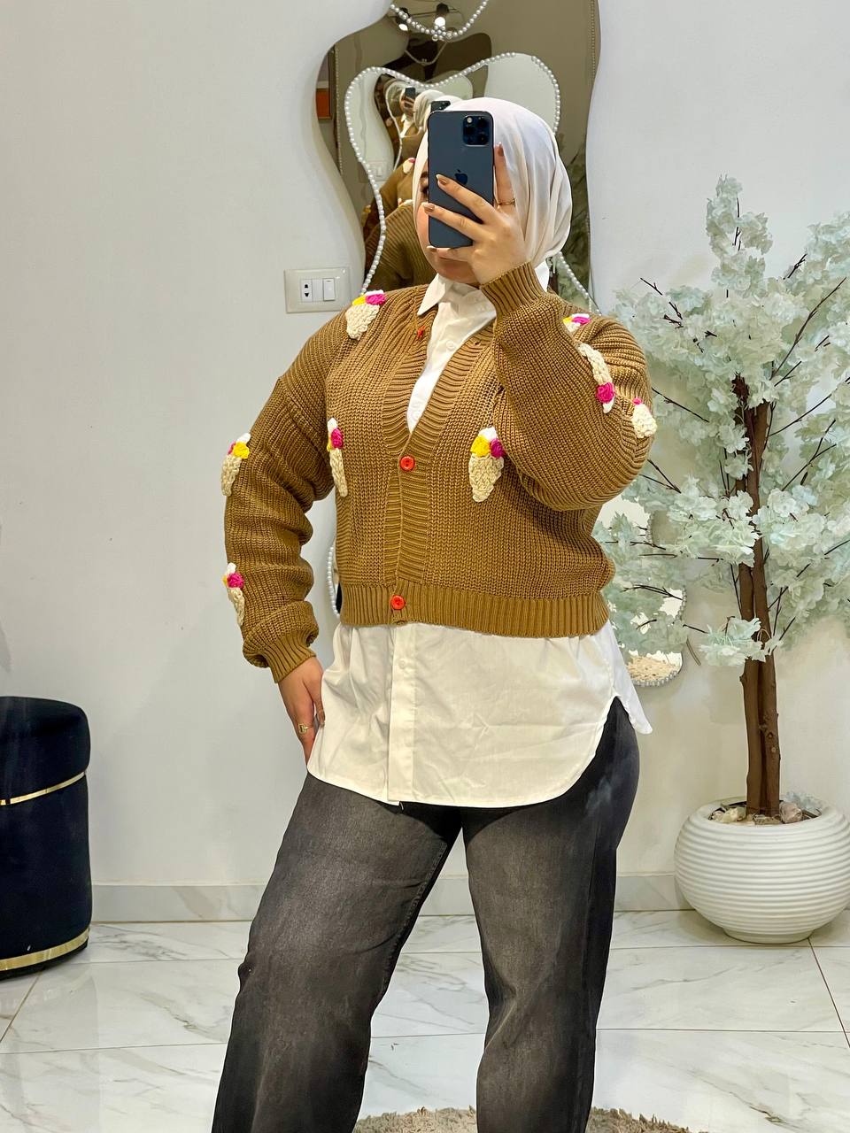 مصغّر المنتج 13: بلاوز تريكو هاي وسط