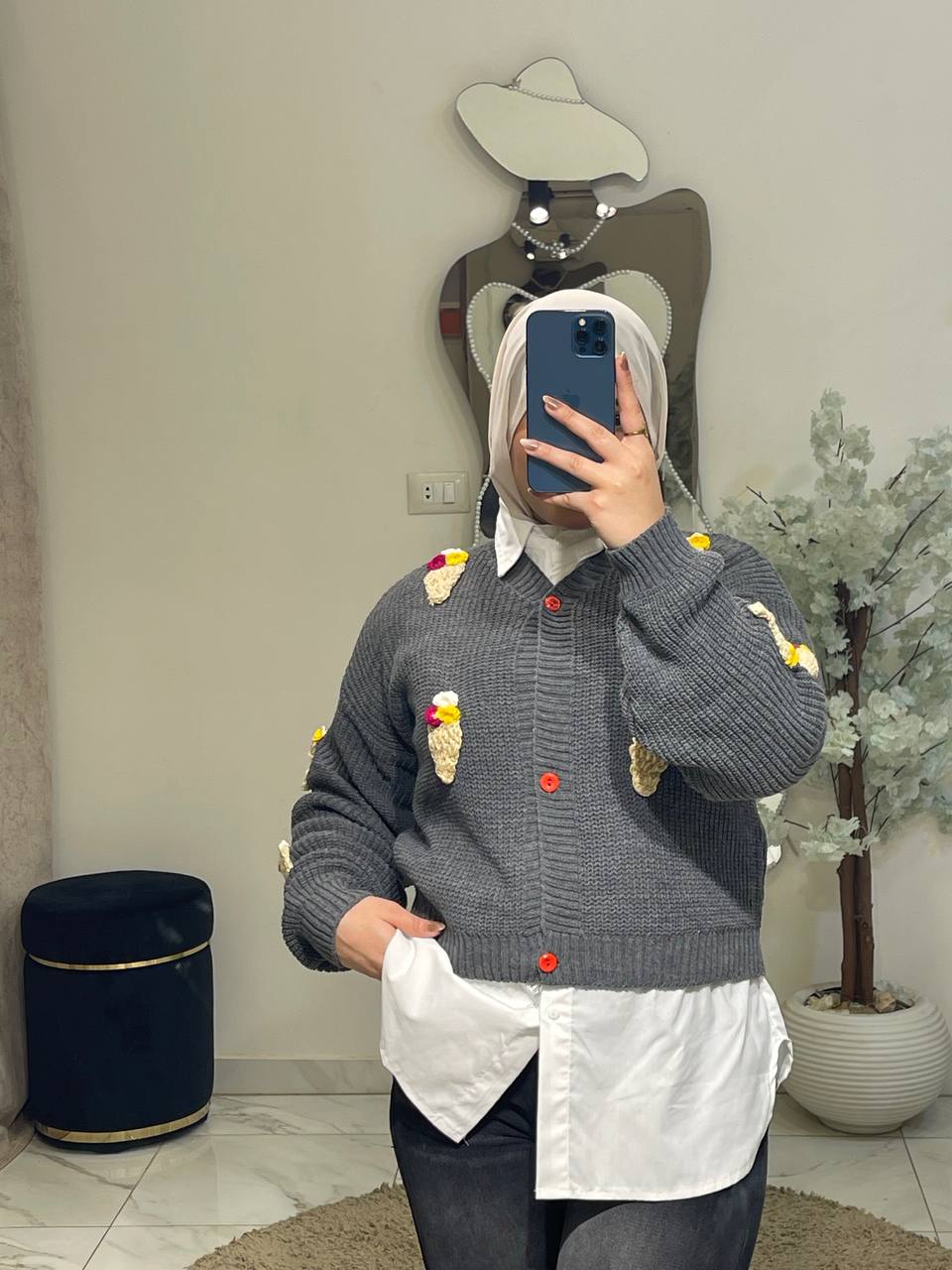 مصغّر المنتج 9: بلاوز تريكو هاي وسط