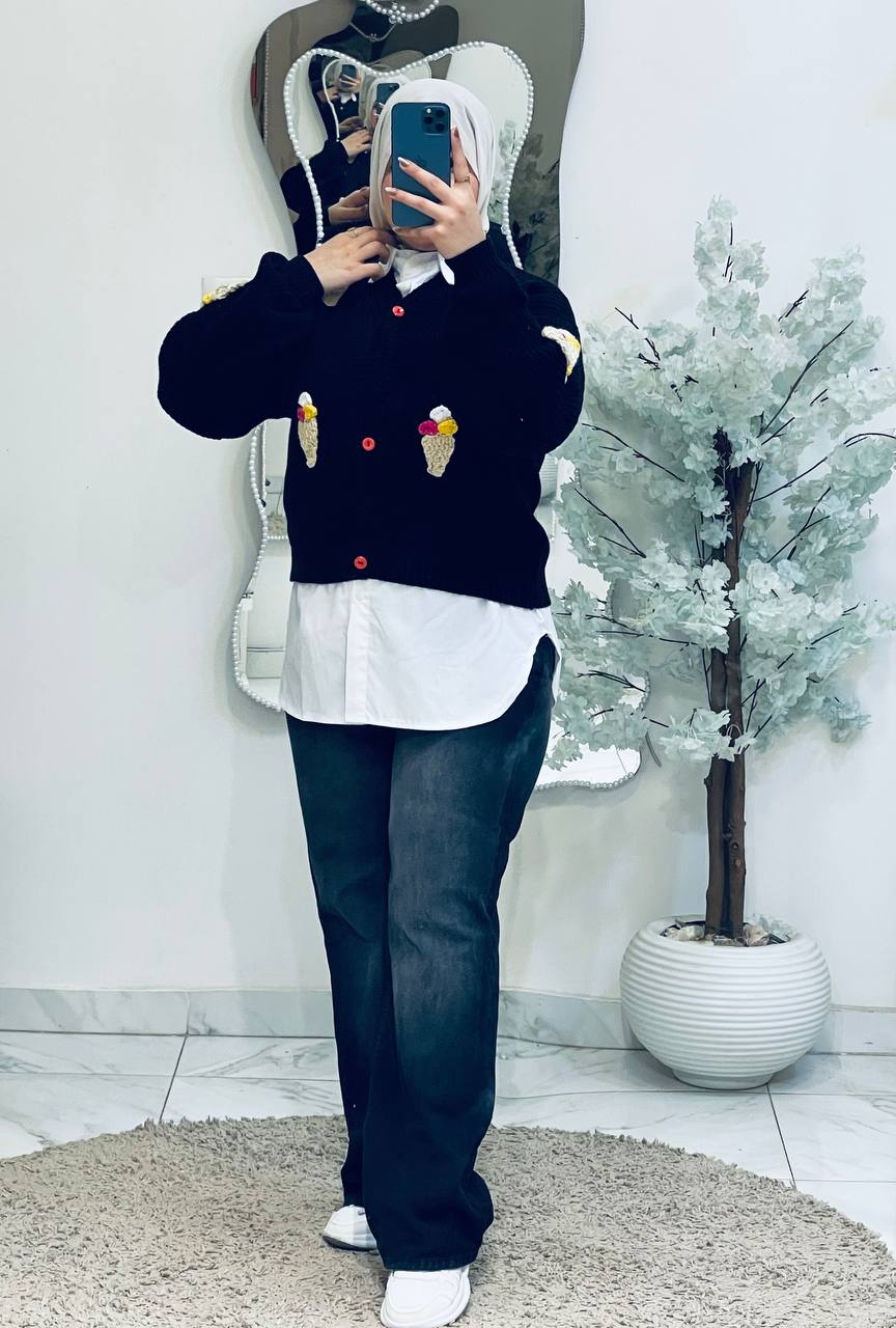 مصغّر المنتج 2: بلاوز تريكو هاي وسط