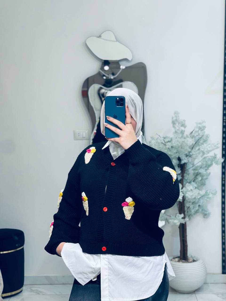 مصغّر المنتج 4: بلاوز تريكو هاي وسط