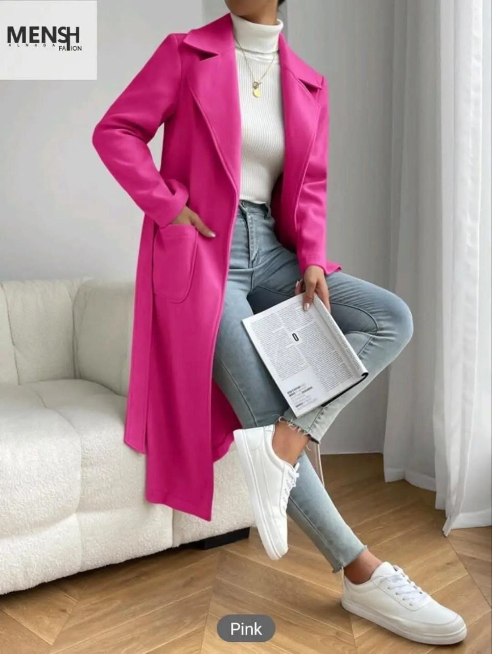 مصغّر المنتج 13: بالطو شتوي 2 جيب – خامة جوخ