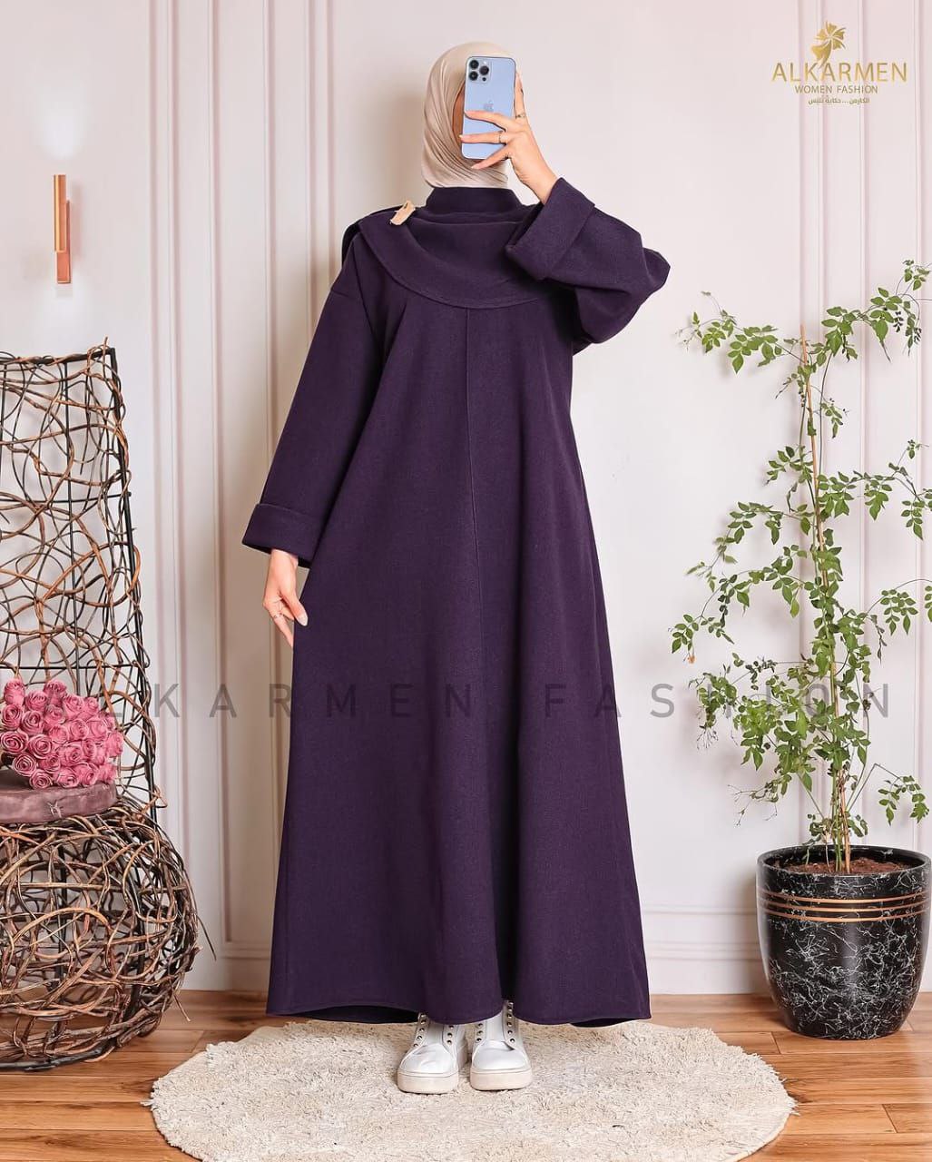 مصغّر المنتج 7: درس بليزر واسع مع اسكرف وحزام