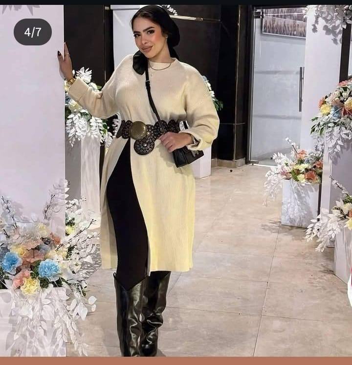 مصغّر المنتج 5: تونك شتوي ريب مفتوح من الأمام