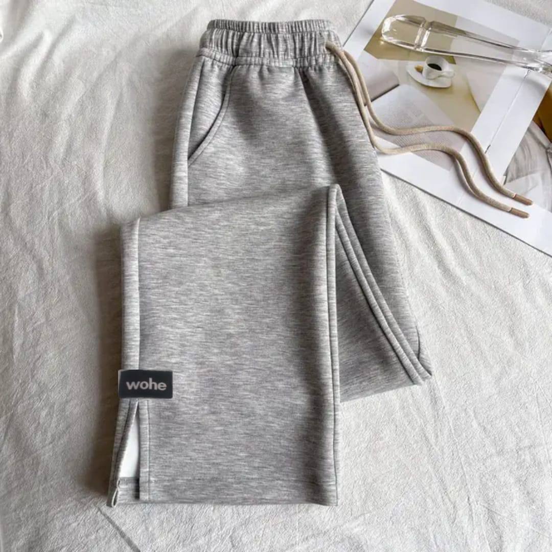 مصغّر المنتج 2: بنطلون شتوي وايد ليج بفتحة – ميلتون تركي