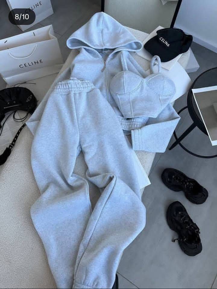 مصغّر المنتج 8: ترنج قطن ميلتون 3 قطع بتوب حمالة