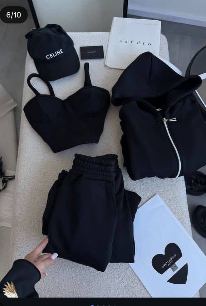 مصغّر المنتج 1: ترنج قطن ميلتون 3 قطع بتوب حمالة