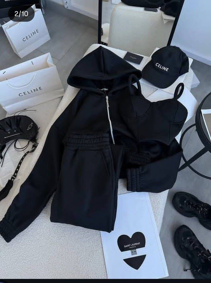 مصغّر المنتج 2: ترنج قطن ميلتون 3 قطع بتوب حمالة