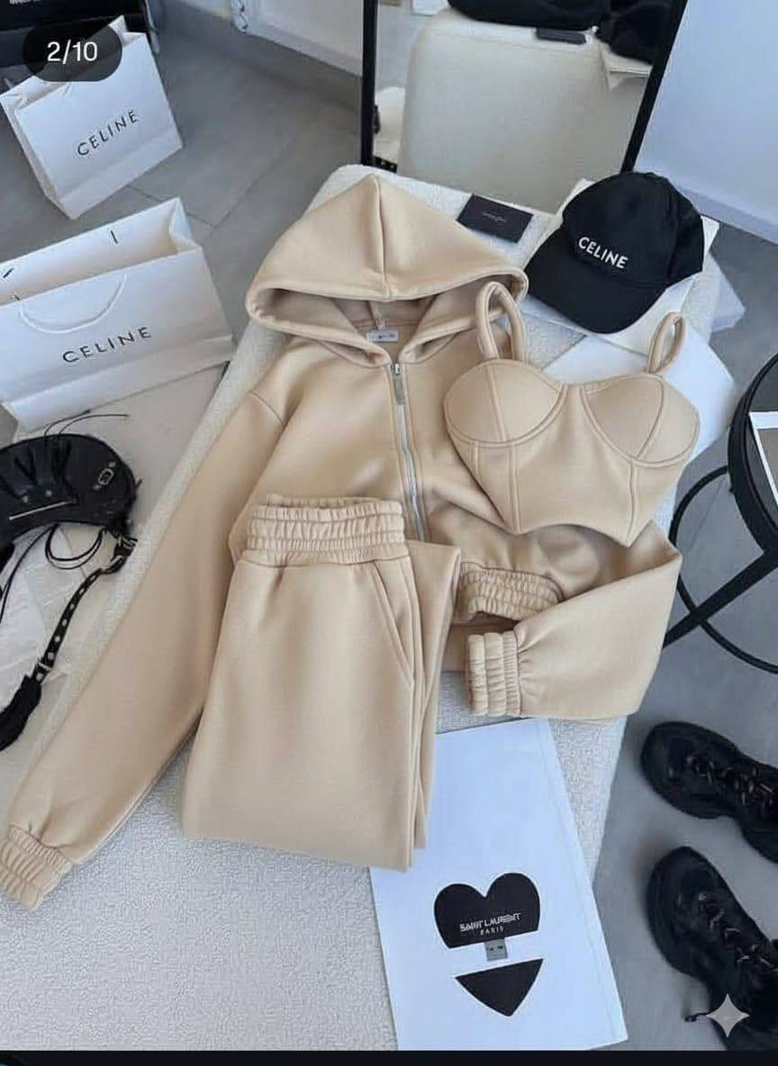 مصغّر المنتج 9: ترنج قطن ميلتون 3 قطع بتوب حمالة