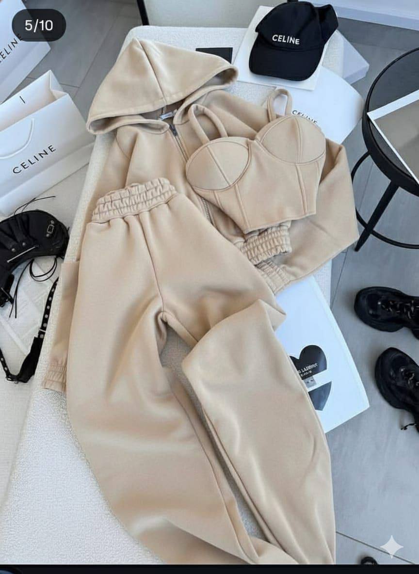 مصغّر المنتج 10: ترنج قطن ميلتون 3 قطع بتوب حمالة