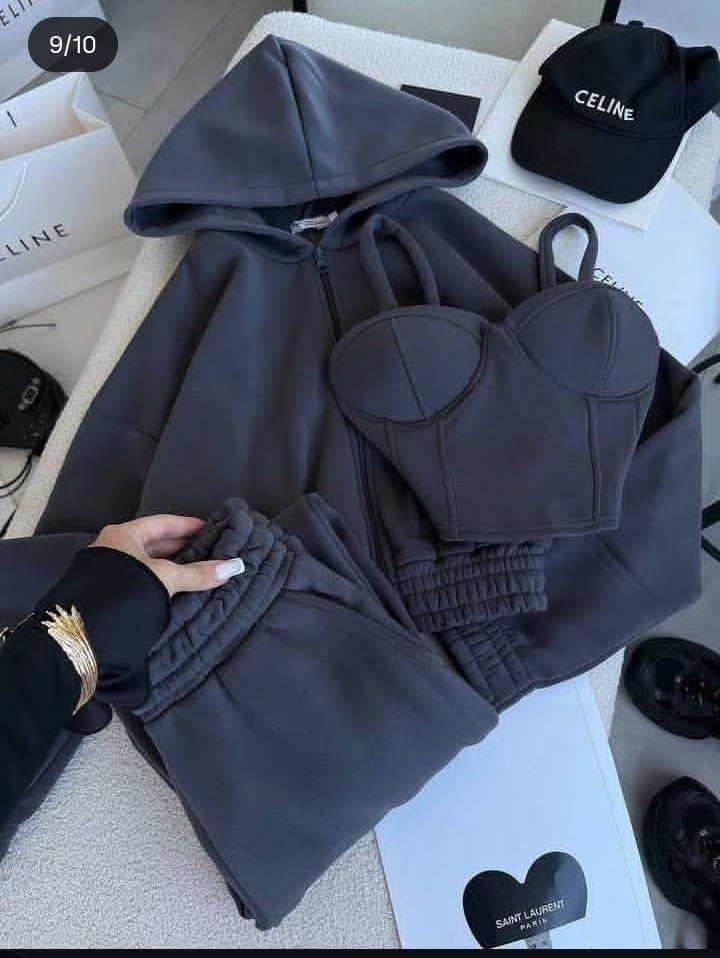 مصغّر المنتج 4: ترنج قطن ميلتون 3 قطع بتوب حمالة