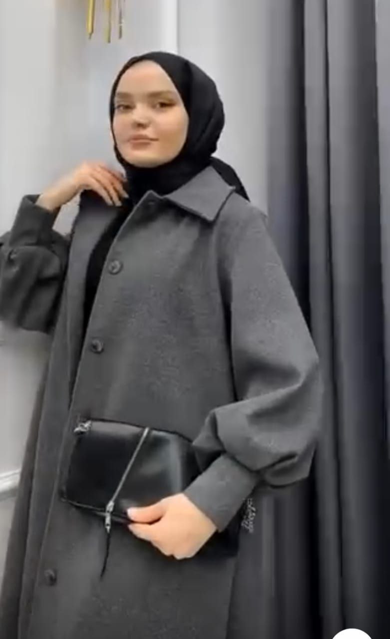 مصغّر المنتج 6: بالطو طويل بحزام