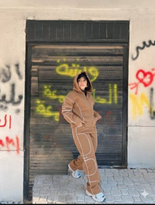 مصغّر المنتج 5: سوت  "ميلتون قطن" بسحاب وخط أبيض.