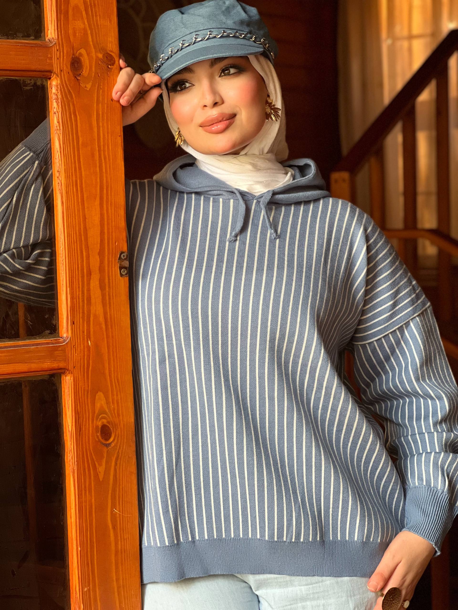 مصغّر المنتج 1: بلوزة مقلمة