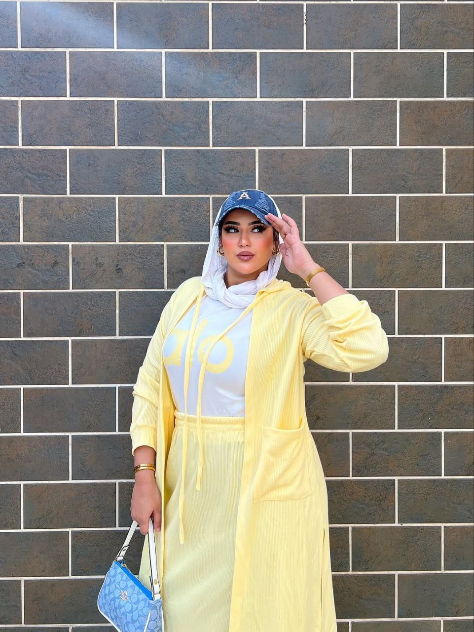 مصغّر المنتج 7: طقم ثلاث قطع "قطيفة مضلع" بتطريز Alo.