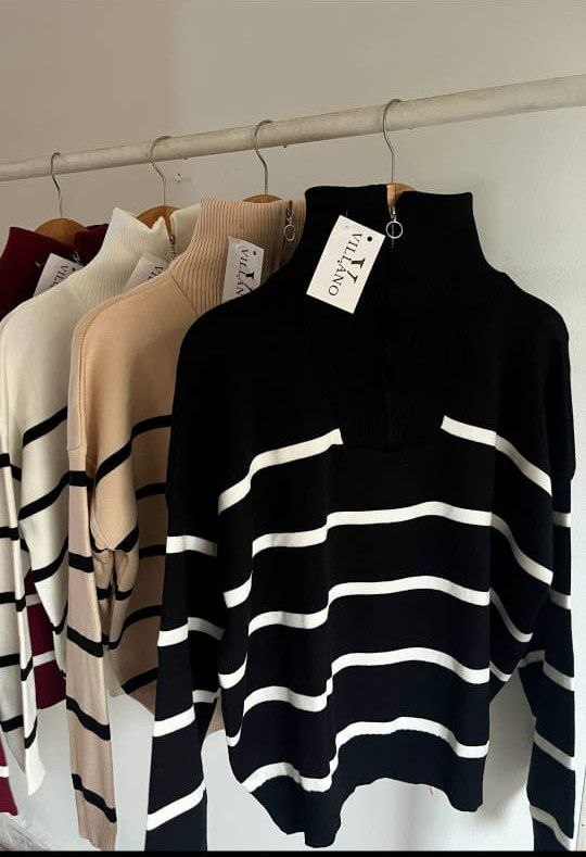 مصغّر المنتج 1: بلوزة مقلمة نص سوسته