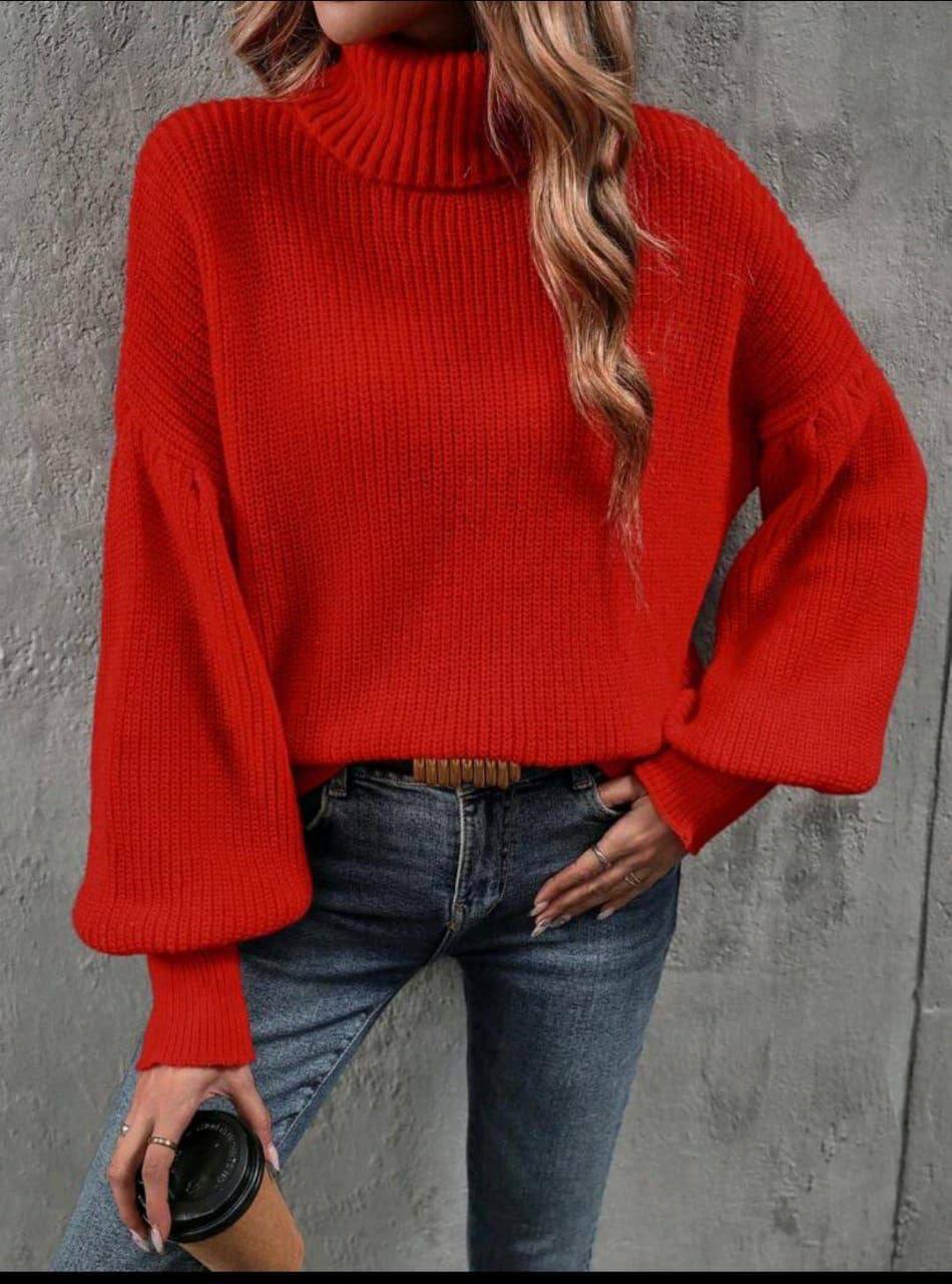 مصغّر المنتج 2: بلوزة رقبة هاي كول