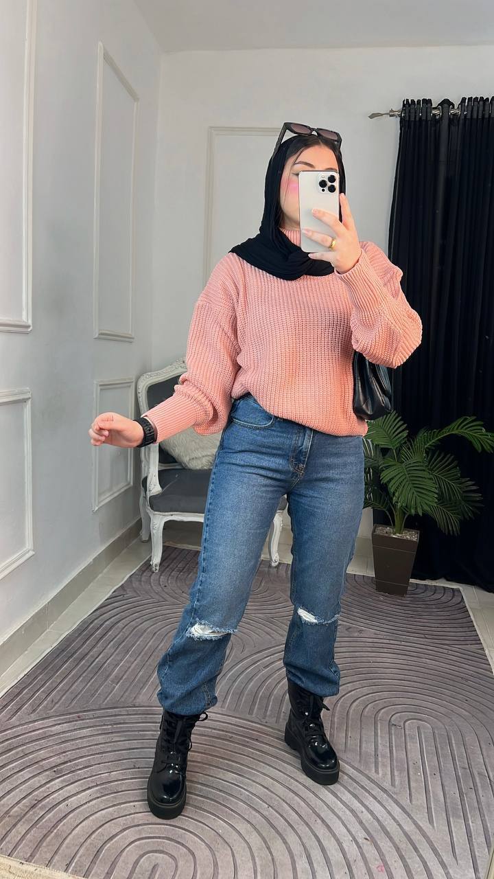 مصغّر المنتج 4: بلوزة رقبة هاي كول