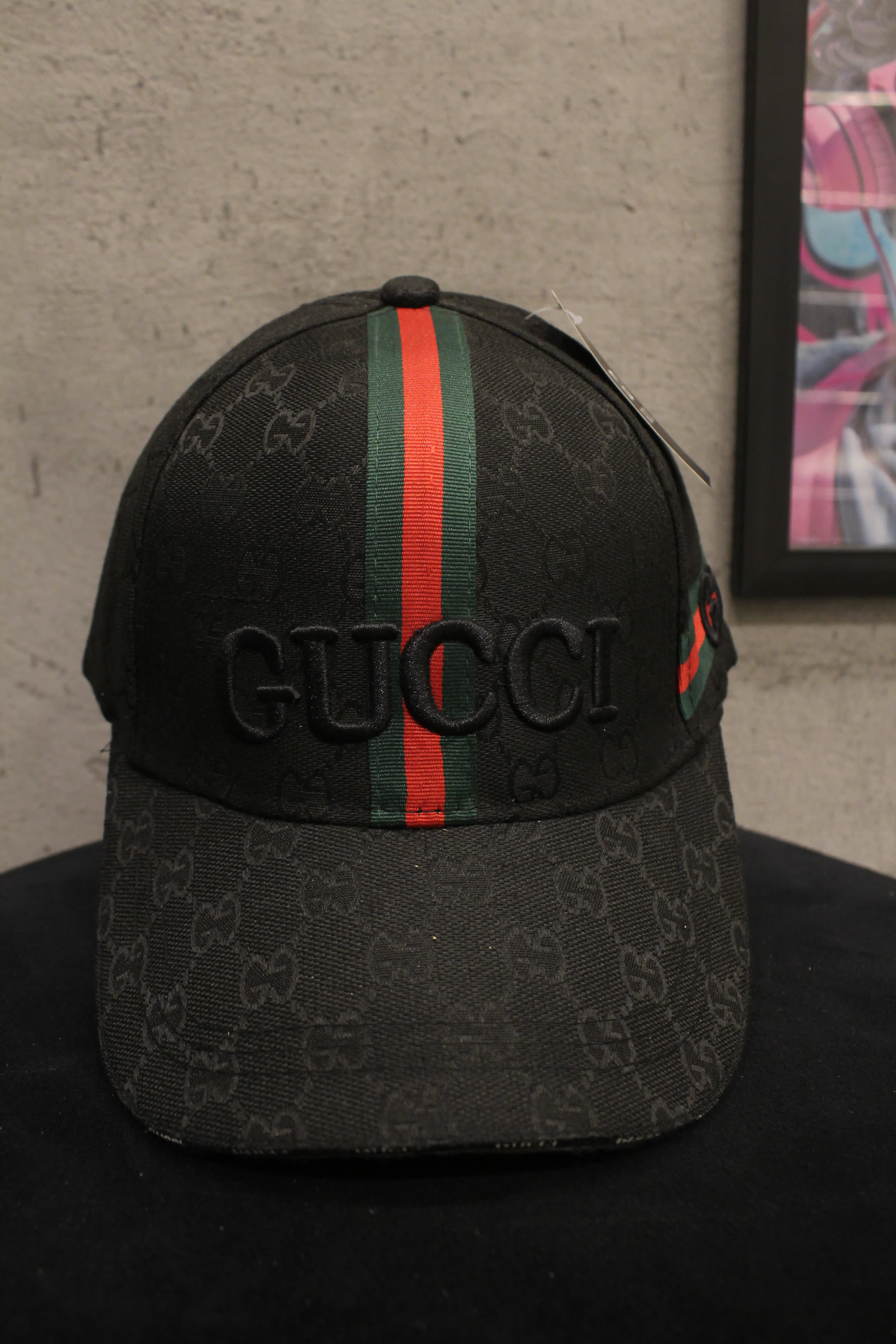 مصغّر المنتج 4: كاب "جوتشي" مونوغرام سترايب