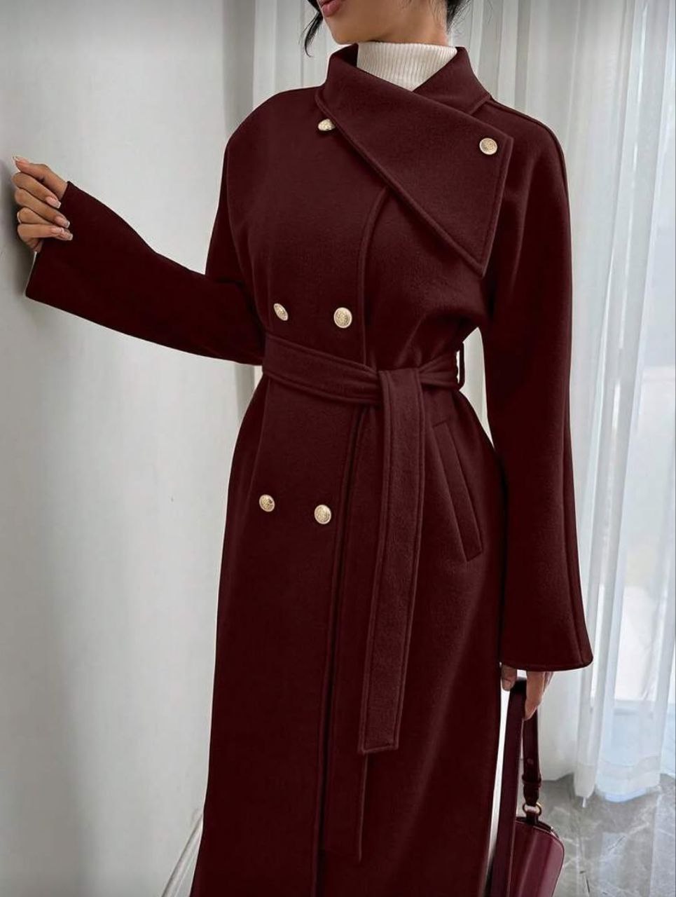 مصغّر المنتج 3: بالطو تونك ليكرا