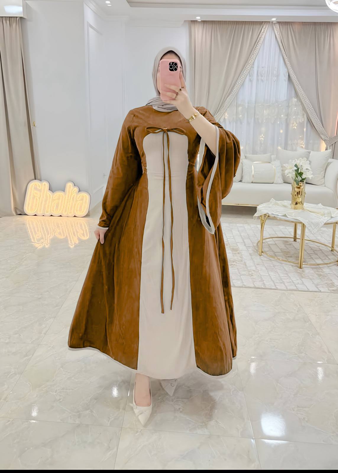 مصغّر المنتج 7: فستان المروحة القطيفة