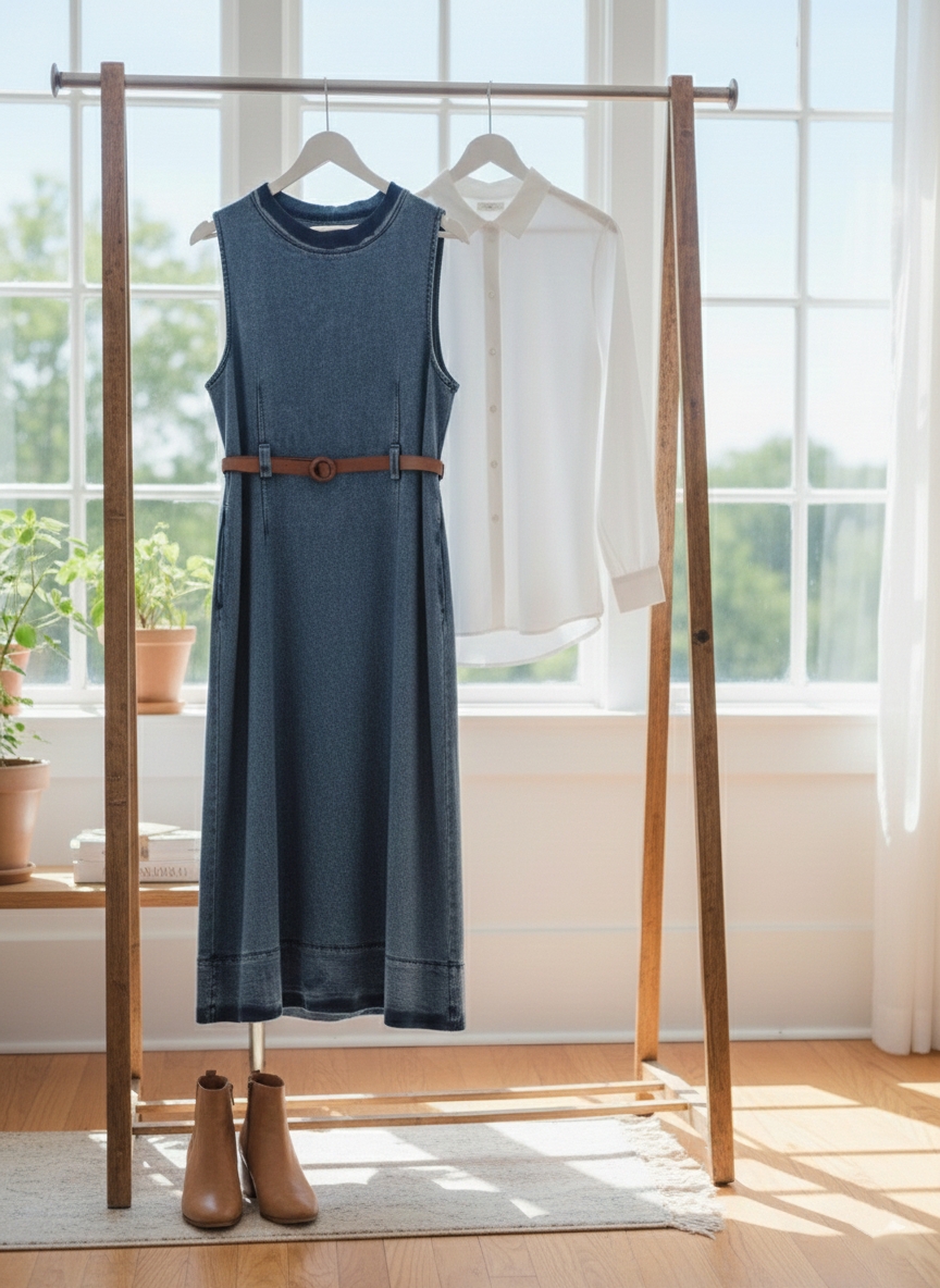 مصغّر المنتج 6: فستان جينز