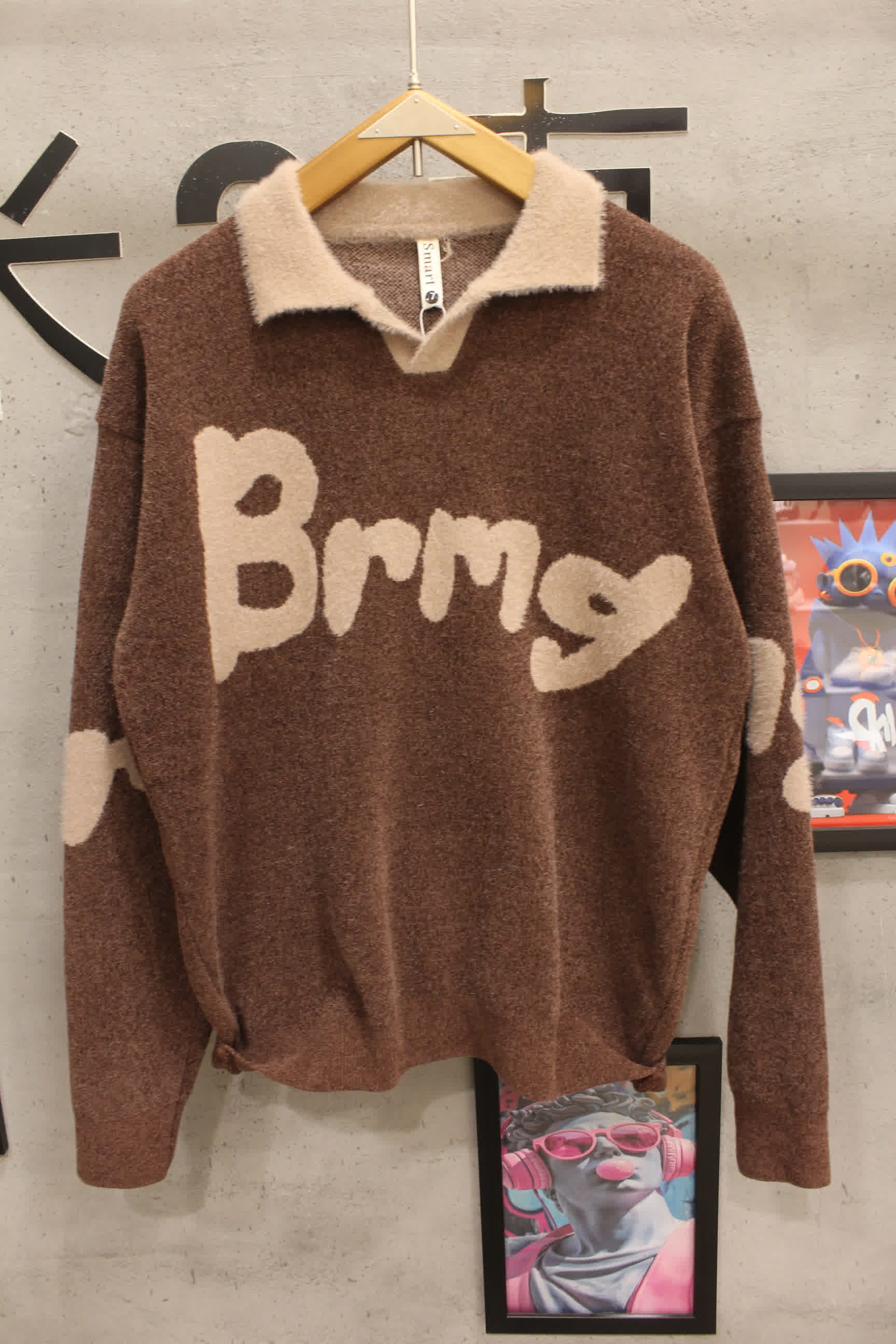 مصغّر المنتج 6: بلوفر تريكو بياقة