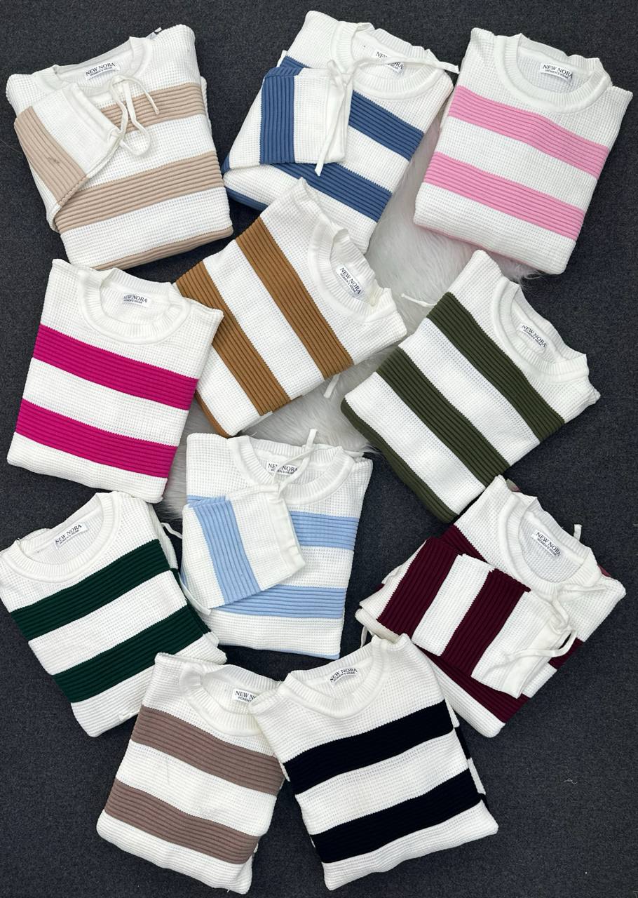 مصغّر المنتج 11: بلوزه مقلم اوفر سايز