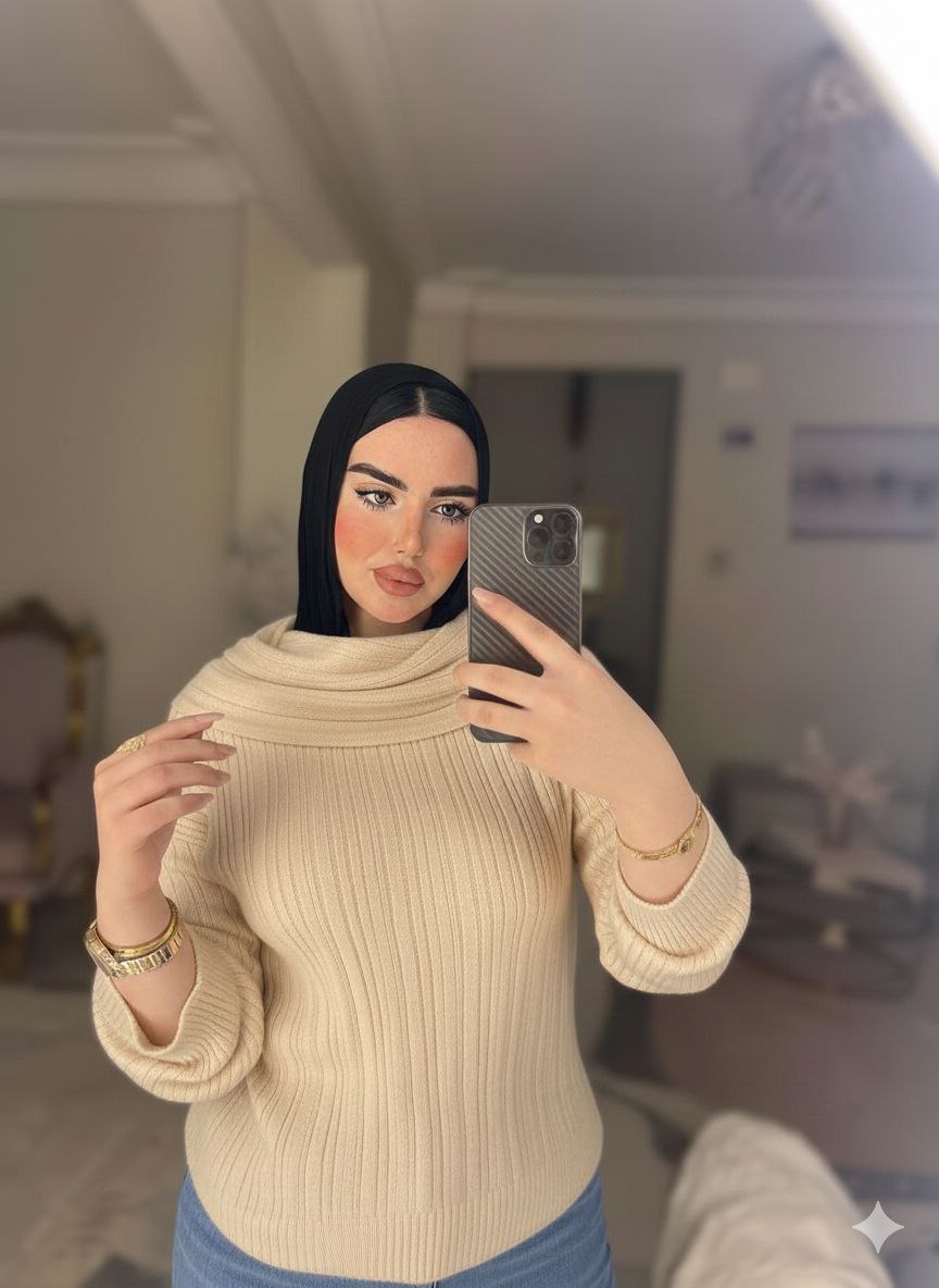 مصغّر المنتج 16: بلوزه عجينه مستورد