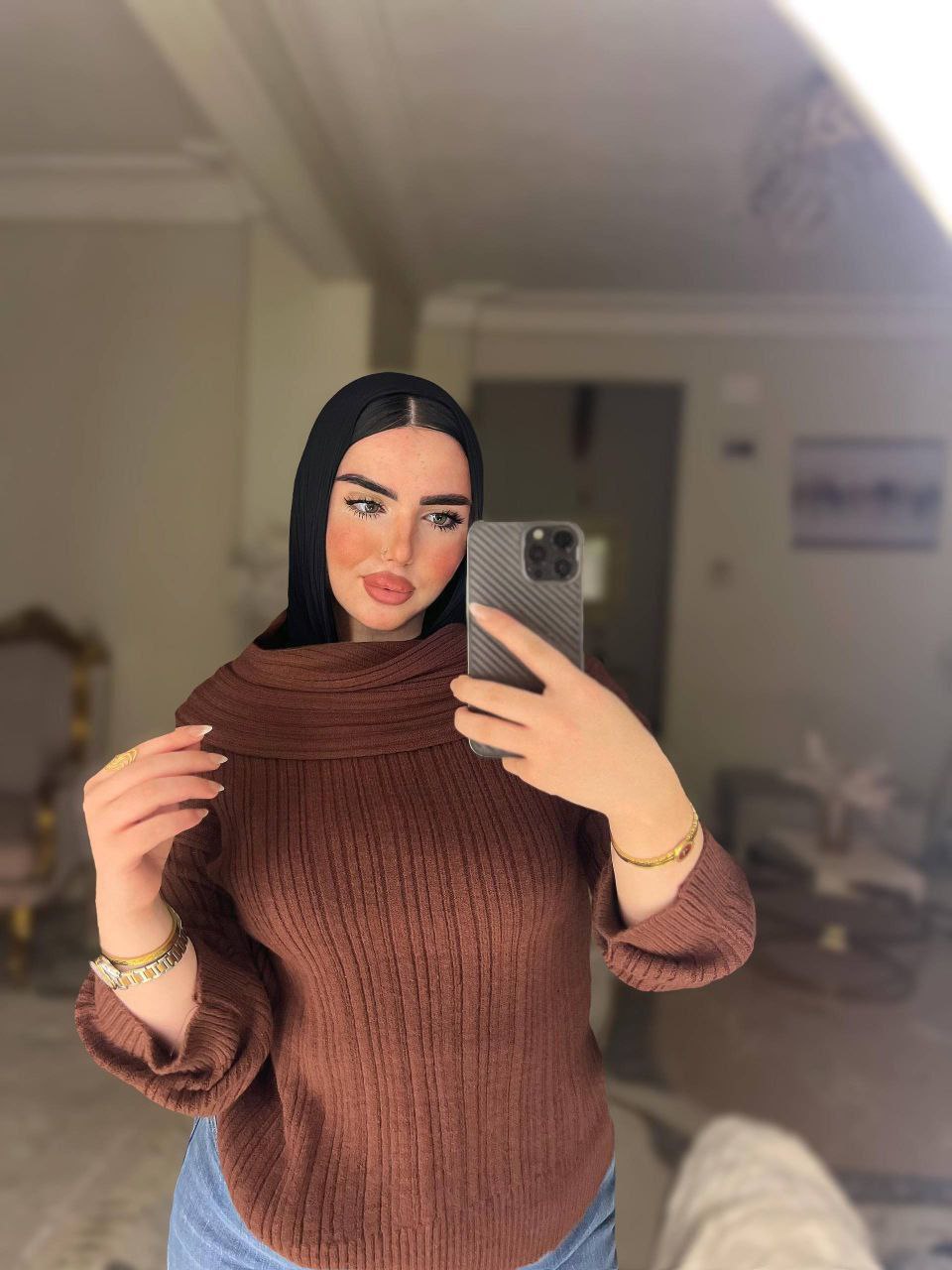 مصغّر المنتج 7: بلوزه عجينه مستورد