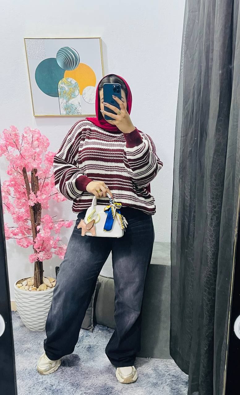 مصغّر المنتج 2: بلوزه مقلم