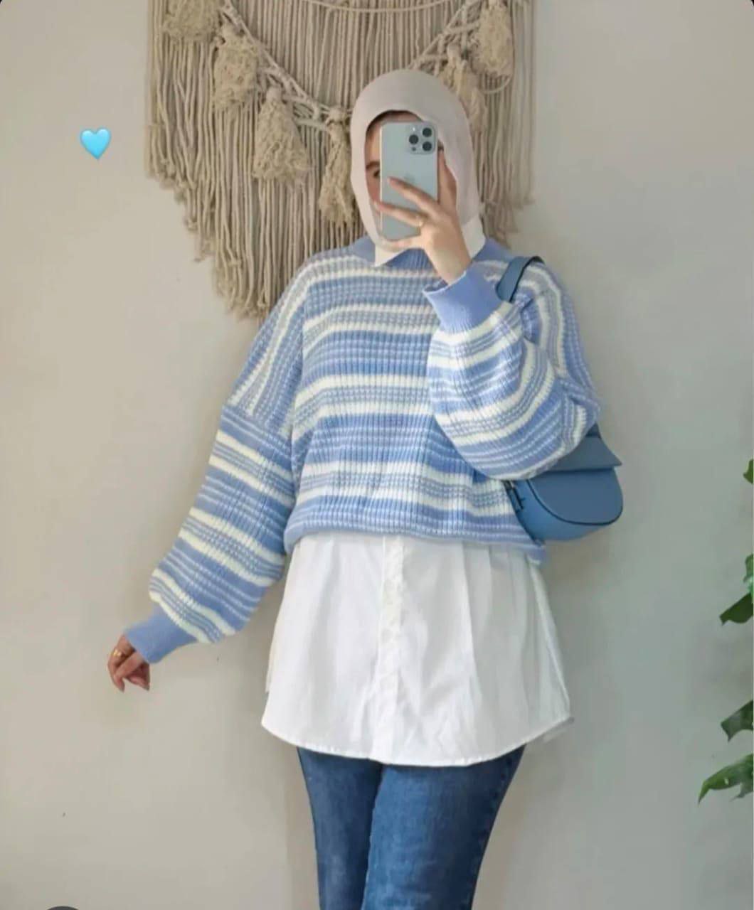 مصغّر المنتج 1: بلوزه مقلم