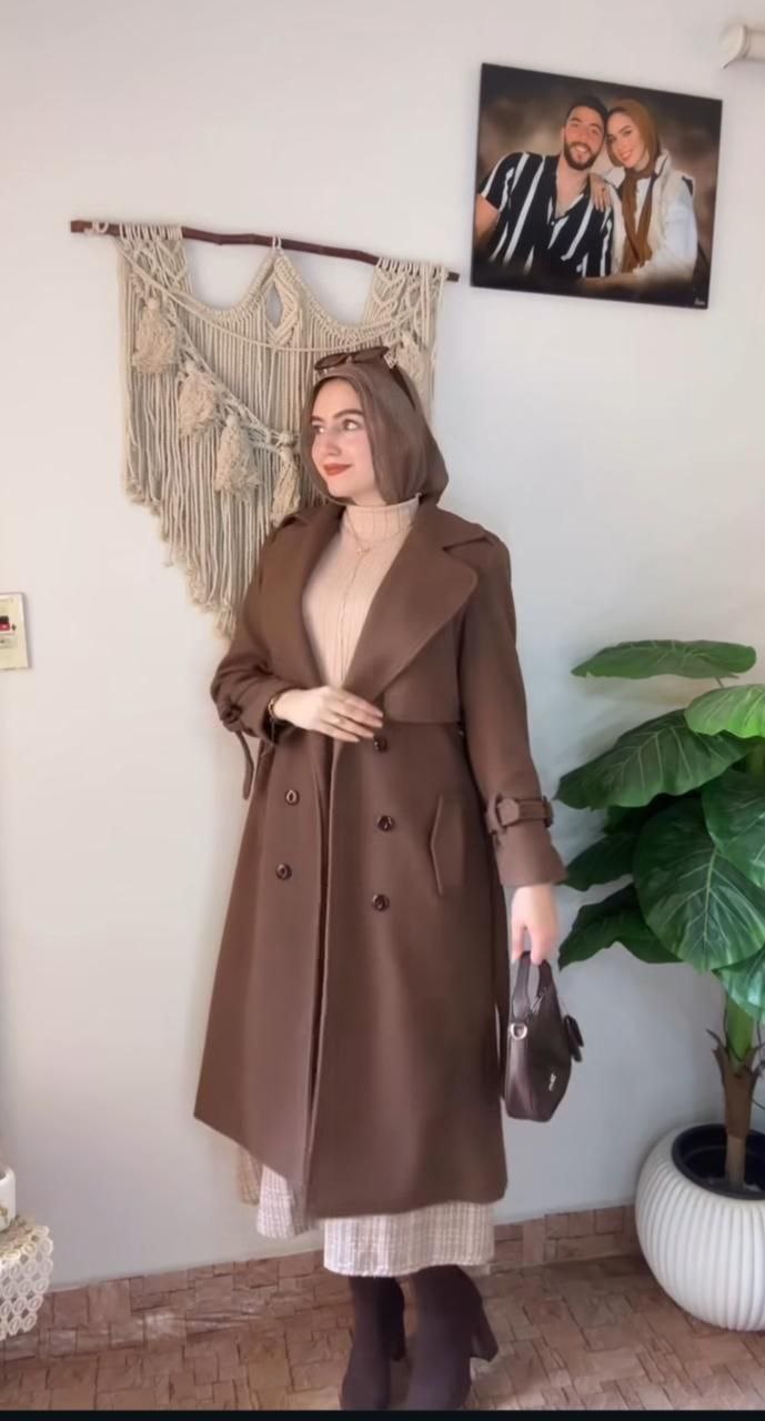 مصغّر المنتج 8: طقم 2 قطعه جيبه وبلطو طويل