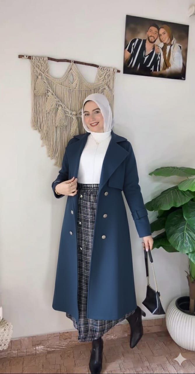 مصغّر المنتج 6: طقم 2 قطعه جيبه وبلطو طويل