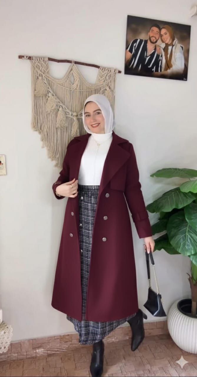 مصغّر المنتج 12: طقم 2 قطعه جيبه وبلطو طويل