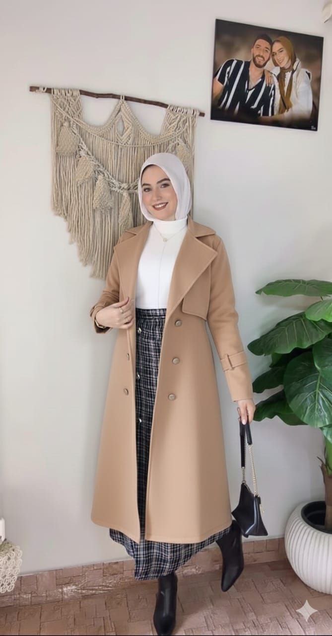 مصغّر المنتج 14: طقم 2 قطعه جيبه وبلطو طويل