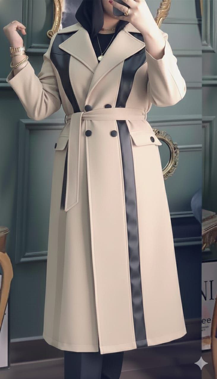 مصغّر المنتج 6: بالطو جوخ في جلد