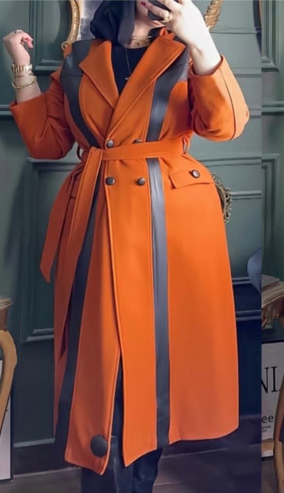 مصغّر المنتج 7: بالطو جوخ في جلد