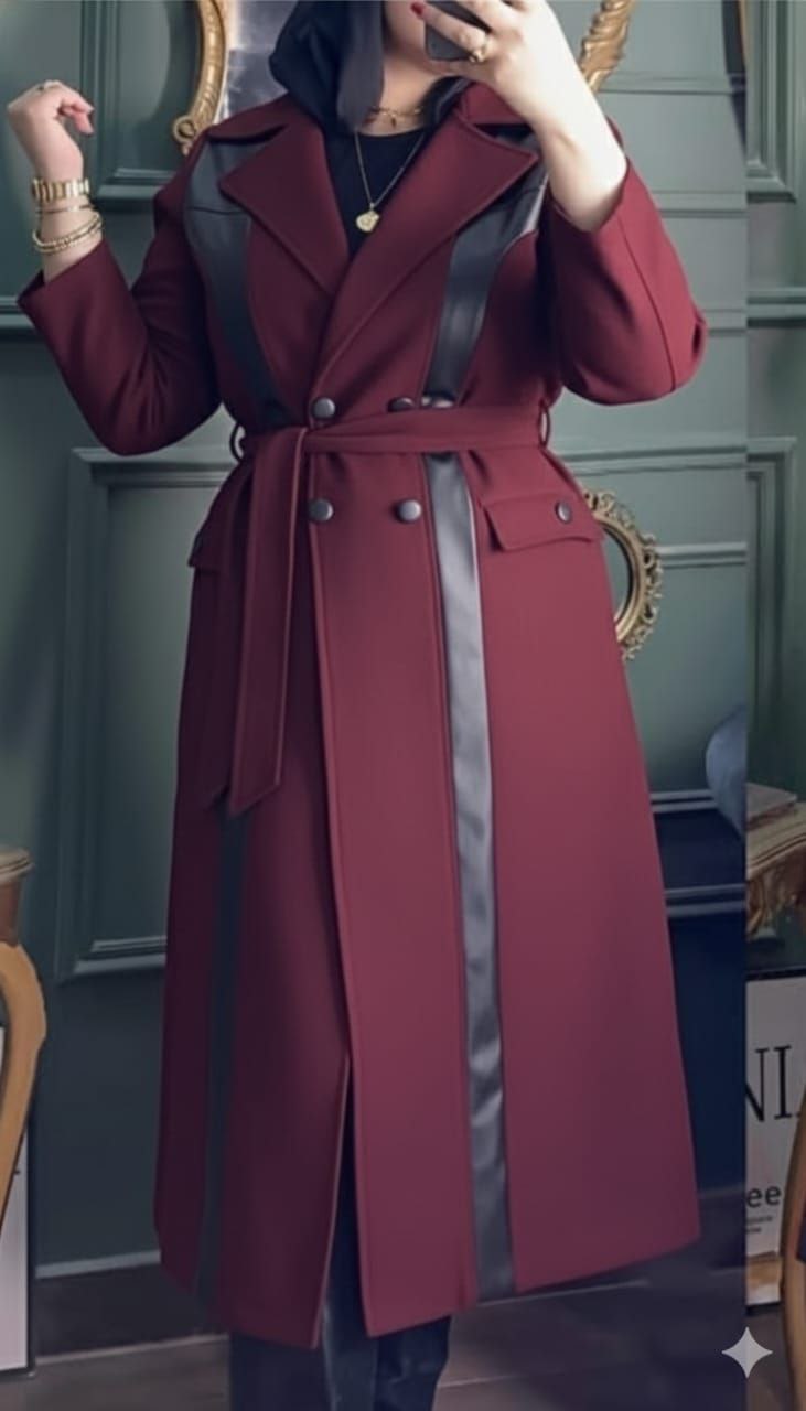 مصغّر المنتج 4: بالطو جوخ في جلد