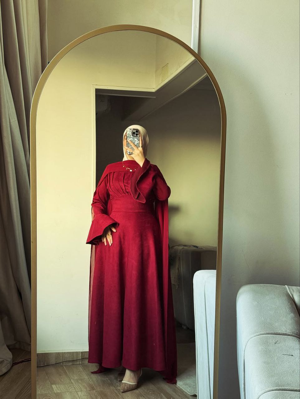 مصغّر المنتج 6: دريس شمواه مزود بشال