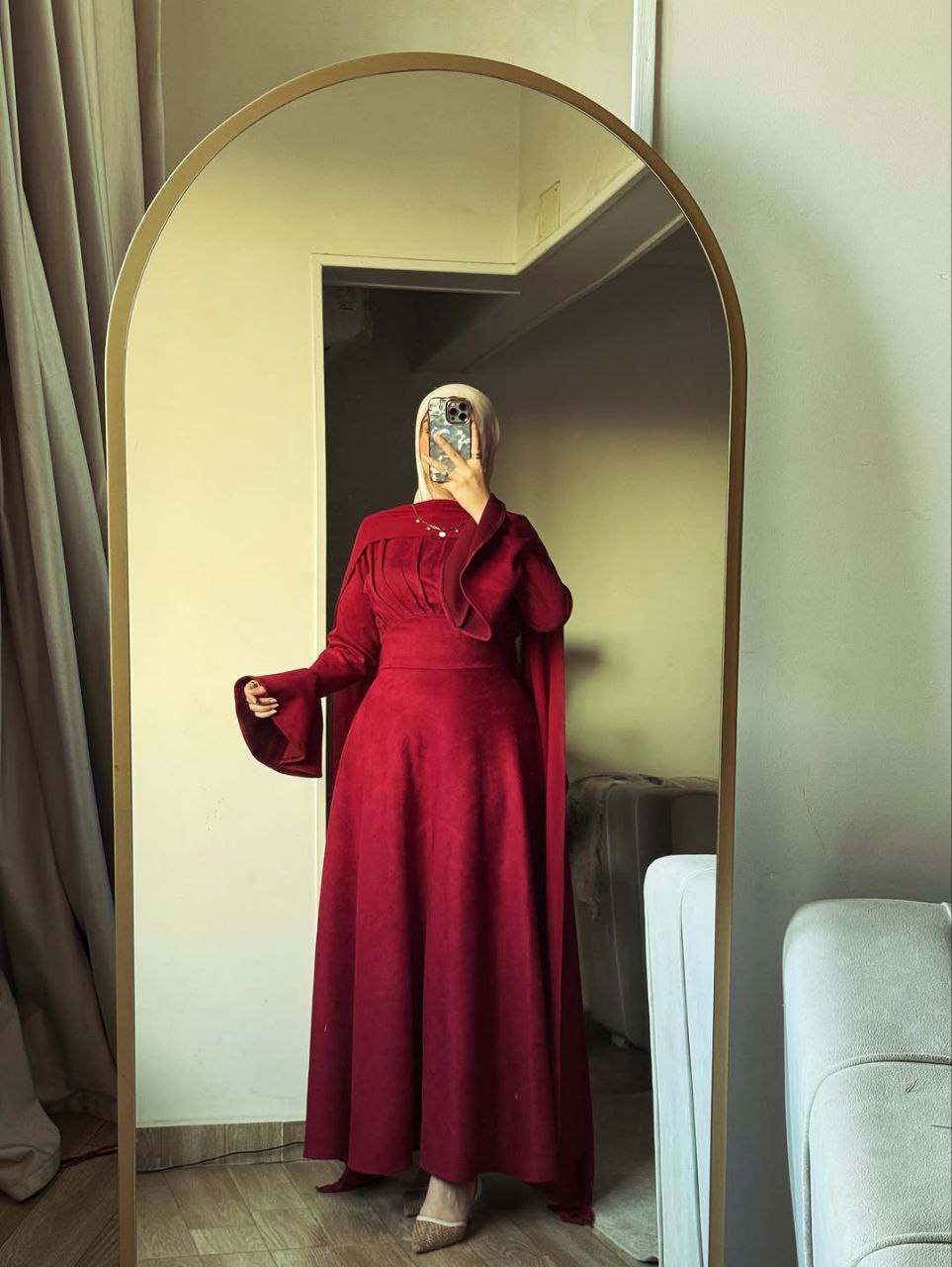 مصغّر المنتج 7: دريس شمواه مزود بشال